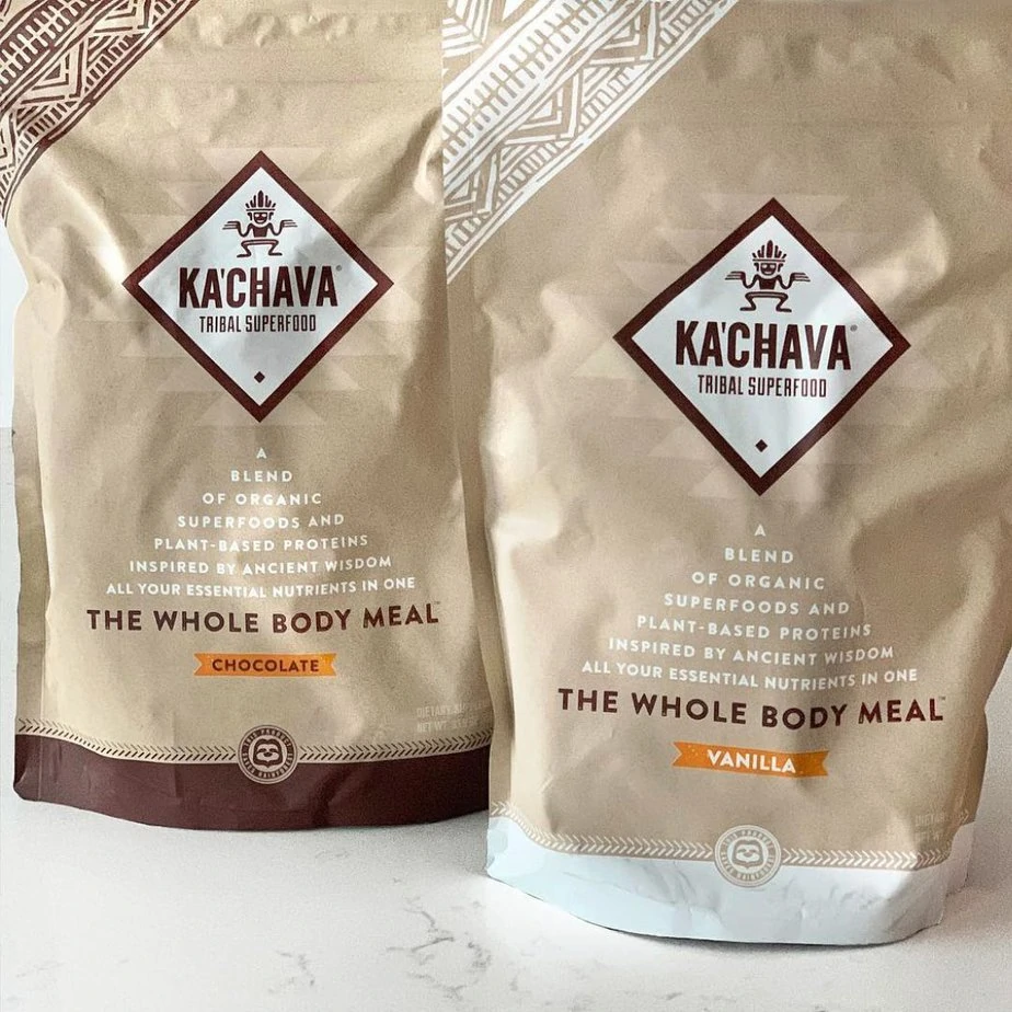 kachava products on the floor